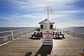 Boardwalk Cafe on the Pier at Felixstowe, Suffolk, England, United Kingdom, Europe