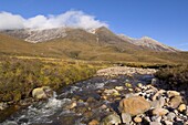 Lower slopes of Beinn Eighe in the national nature reserve near Loch Torridon, Wester Ross, Scotland, United Kingdom, Europe