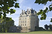 Chateau Brissac-Quince, near Angers, said to be the tallest chateau in France, Maine-et-Loire, Pays de la Loire, France, Europe