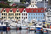 Fishing Fleet, Port of Torshavn, Faroe Islands (Faeroes), Kingdom of Denmark, Europe