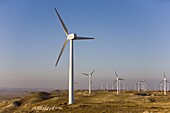 Wind farm, La Muela, Zaragoza, Aragon, Spain, Europe