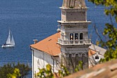 Campanile (bell tower), Piran, Slovenia, Balkans, Europe