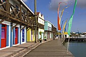 Heritage Quay shopping district in St. John's,  Antigua,  Leeward Islands,  West Indies,  Caribbean,  Central America