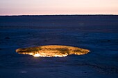 Darvaza Gas crater,  Turkmenistan,  Central Asia,  Asia