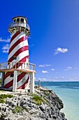 High Rock lighthouse at High Rock, Grand Bahama, The Bahamas, West Indies, Central America