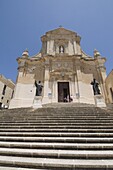 The Gozo Cathedral inside the Citadel, Victoria (Rabat), Gozo, Malta, Europe