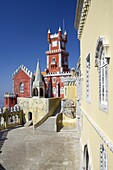 Pena National Palace, built in 1840s for the Royal family, UNESCO World Heritage Site, Sintra, Portugal, Europe