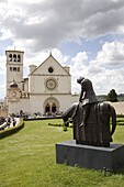 The Basilica of San Francesco, UNESCO World Heritage Site, Assisi, Umbria, Italy, Europe