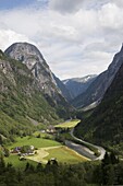 Glacial valley, Stalheim, Norway, Scandinavia, Europe