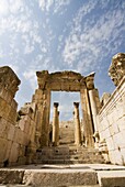 Tha Cathedral, Jerash (Gerasa), a Roman Decapolis city, Jordan, Middle East