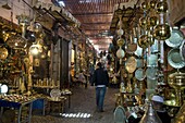 Souk in the Medina, Marrakech, Morocco, North Africa, Africa