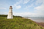 Lighthouse at Cape Jourimain National Wildlife Area, New Brunswick, Canada, North America