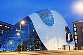 Modern architecture in 18 Septemberplein designed by The Italian architectural firm of Massimiliano Fuksas, Eindhoven, Netherlands, Europe