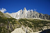 Aiguilles du Dru, Mont Blanc range, Chamonix, French Alps, France, Europe