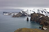 Coastline of Deception Island in the South Shetland Islands, Antarctica, Polar Regions