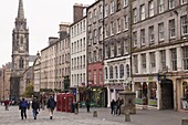 Royal Mile, Old Town, Edinburgh, Lothian, Scotland, United Kingdom, Europe