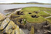 Jarlshof has evidence of human habitation over more then 3000 years, Sumburgh, Shetland, Shetland Islands, Scotland, United Kingdom, Europe