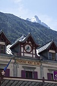 The train station, Chamonix, Haute Savoie, French Alps, France, Europe