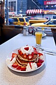Pancakes, Mid Town Manhattan Diner, New York, United States of America, North America