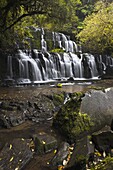 Purakaunui Falls in The Catlins Forest Park, South Island, New Zealand, Pacific
