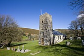 Oare parish church in Doone Country, Exmoor National Park, Somerset, England, United Kingdom, Europe