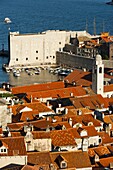 Old town view, Dubrovnik, UNESCO World Heritage Site, Dubrovnik-Neretva county, Croatia, Europe