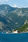 Gospa od Skrpjela (Our Lady of the Rock) island, Bay of Kotor, UNESCO World Heritage Site, Montenegro, Europe
