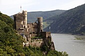Rheinstein Castle near Trechtingshausen, Rhine Valley, Rhineland-Palatinate, Germany, Europe