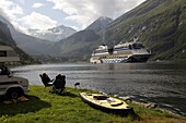 Geiranger Fjord, UNESCO World Heritage Site, More og Romsdal, Norway, Scandinavia, Europe