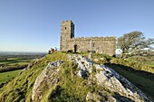 St. Michael de Rupe church, Brent Tor, Dartmoor, Devon, England, United Kingdom, Europe