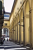 The Vasari Corridor (Corridoio Vasariano), UNESCO World Heritage Site, Florence, Tuscany, Italy, Europe