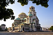 Bulgaria, Sofia, Boulevard Moskovska Oborishte, Ploshtad Aleksandur Nevski Place, Aleksandur Nevski Memorial Church.