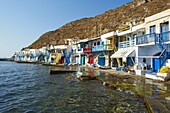 Klima, old village of fishermen, Milos Island, Cyclades Islands, Greek Islands, Aegean Sea, Greece, Europe