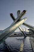 The 2010 Winter Olympic Torch in Vancouver, British Columbia, Canada, North America