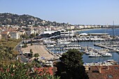 Harbor, Cannes, Alpes Maritimes, Cote d'Azur, French Riviera, Provence, France, Europe