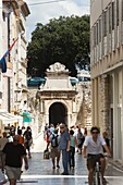 Streetview, city of Zadar, Zadar county, Dalmatia region, Croatia, Europe