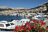 The harbour, Baska, Krk Island, Kvarner Gulf, Croatia, Adriatic, Europe