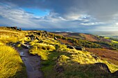 Stanage Edge, Peak District National Park, Derbyshire, England