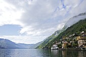 Early morning light on Brienno, Lake Como, Lombardy, Italian Lakes, Italy, Europe