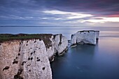 Old Harry Rocks at the start of the Jurassic Coast, UNESCO World Heritage Site, Dorset, England, United Kingdom, Europe