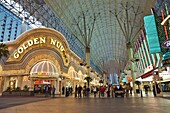 Golden Nugget Casino and  Fremont Street Experience, Las Vegas, Nevada, United States of America, North America