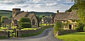 Picturesque Snowshill church and village, Snowshill, Cotswolds, Gloucestershire, England, United Kingdom, Europe