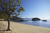 Vila do Abraao beach, Ilha Grande, Rio de Janeiro State, Brazil, South America