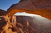 Mesa Arch sunrise, Island in the Sky, Canyonlands National Park, Utah, United States of America, North America
