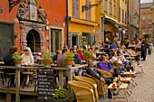 Stortorget Square cafes, Gamla Stan, Stockholm, Sweden, Scandinavia, Europe