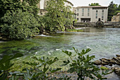 La Sorge River,  Fontaine de Vaucluse,  Provence,  France,  EuropeAvignon,  Bouche du Rhone,  France
