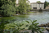 Sorge Fluss,  Fontaine de Vaucluse,  Provence,  Frankreich