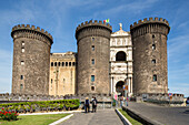 Castel Nuovo, Maschio Angionino, Stadt, Burg in Neapel, Napoli, Italien