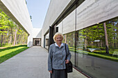 survivor, was a child, Documentation Centre, Bergen-Belsen Memorial, near former concentration camp, Lower Saxony, Germany