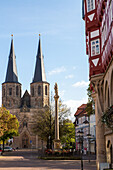 St Cyriakus Kirche, Maria Saeule, Duderstadt, Niedersachsen, Deutschland
